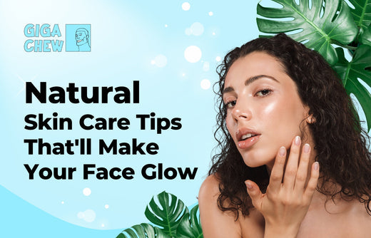 Natural Skin Care tips - a dark-haired woman with a chiseled jaw